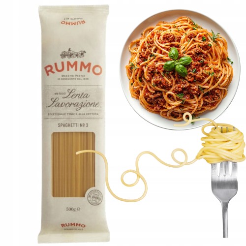 Przejdź do produktu Rummo Makaron Bucatini Spaghetti n.3 Włoski Makaron z Semoliny 500g