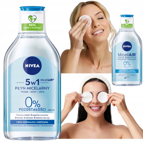 Przejdź do produktu Nivea Płyn Micelarny Do Demakijażu Oczyszczający Delikatny 400 ml