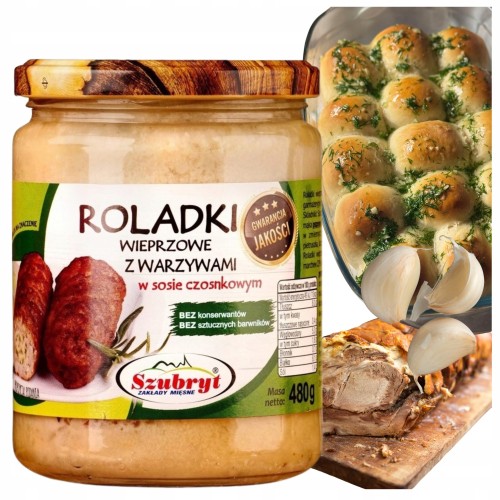 Przejdź do produktu Szubryt Pyszne Roladki Wieprzowe Z Warzywami Danie Gotowe 480 g