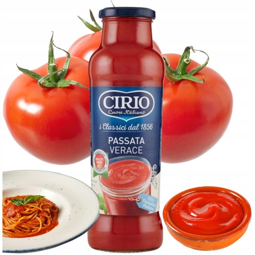 Przejdź do produktu Cirio Passata Verace Przecier Pomidorowy Idealny Do kuchni Włoskiej 700 g