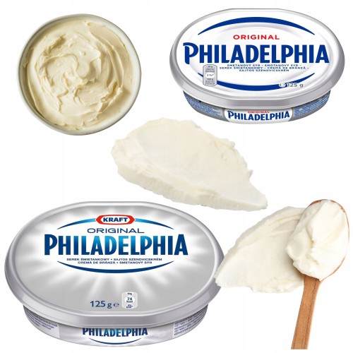Przejdź do produktu Philadelphia Serek Śmietankowy Delikatny Puszysty Naturalny 125 g