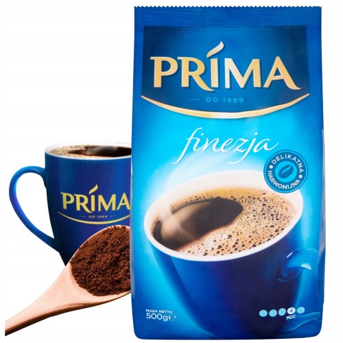 Przejdź do produktu Prima Kawa Mielona Klasyczna Delikatna I Bardzo Aromatyczna 500 g