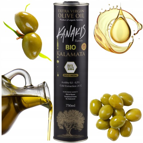 Przejdź do produktu Kanakis Oliwa Z Oliwek Extra Virgin Bio Ekologiczna 750 ml