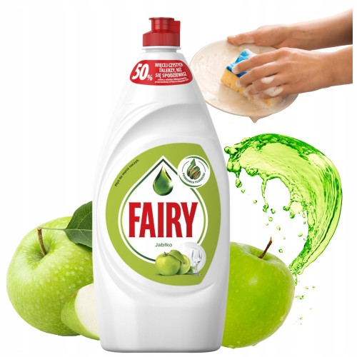 Przejdź do produktu Fairy Płyn Do Naczyń Jabłko Skuteczne Mycie 900 ml