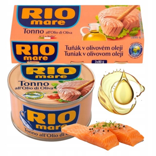 Przejdź do produktu Rio Mare Tuńczyk W Oliwie Z Oliwek Idealny Do Sałatek I Past 2x160g 320g