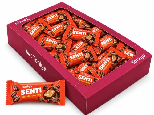 Przejdź do produktu Cukierki Toniya Senti Z Delikatnym Nadzieniem Kawowym Opakowanie 1.5kg
