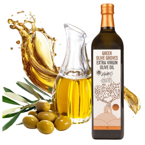 Przejdź do produktu Oliwa z oliwek Extra Virgin Kanakis Family 1L - tradycyjna oliwa z Kalamaty
