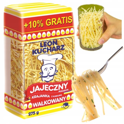 Przejdź do produktu Makaron Leon Krajanka nr 40 Domowy Smak Tradycji Polskiej Kuchni 250g
