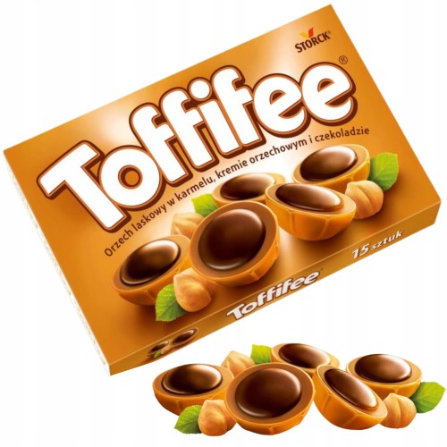 Przejdź do produktu Storck CZEKOLADKI Karmelki Toffifee 125 g Orzech Laskowy w Karmelu