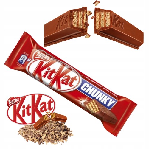 Przejdź do produktu Baton Kit Kat Chunky Od Nestle Duża Porcja Chrupiącej Przyjemności 40g