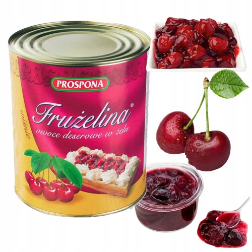 Przejdź do produktu PROSPONA Frużelina Wiśniowa Owocowa Doskonałość dla Twoich Deserów 380g