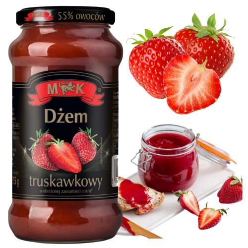 Przejdź do produktu MK DŻEM TRUSKAWKOWY 315G SŁOIK