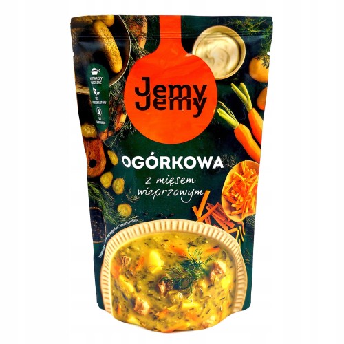Przejdź do produktu Jemy Jemy Zupa Ogórkowa z Mięsem Wieprzowym 450g