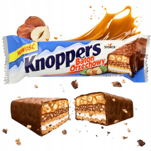 Przejdź do produktu KNOPPERS BATON ORZECHOWY 40G