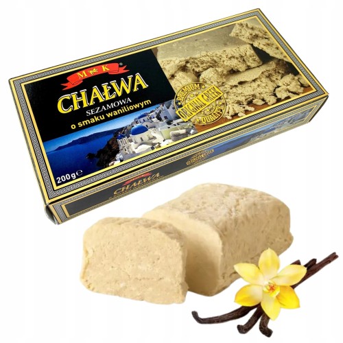 Przejdź do produktu MK CHAŁWA O SMAKU WANILIOWYM 200G