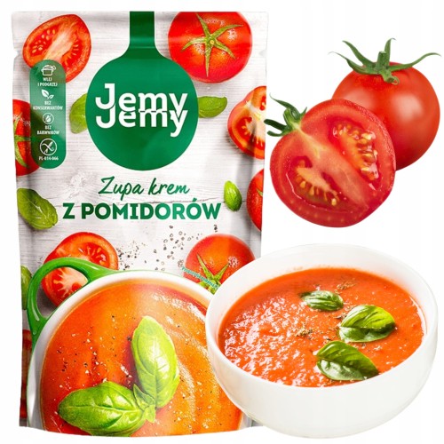 Przejdź do produktu Zupa Jemy Krem Z Pomidorów Naturalna Smaczna Gotowa Zupa Vege Vegan 375g