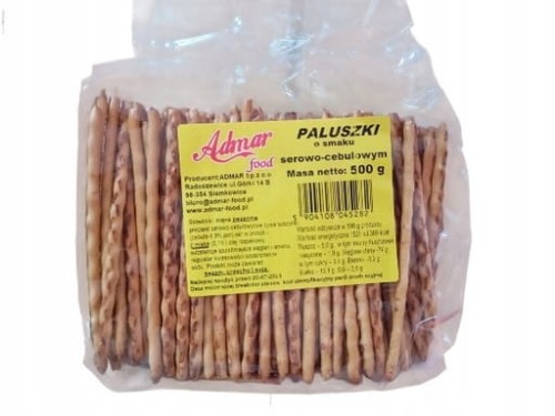 Przejdź do produktu Paluszki Duża Paczka serowo-cebulowe 500g ADMAR