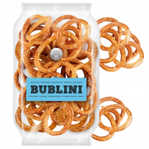 Przejdź do produktu SOFIO Obwarzanki Bublini Precelki Tera z SEZAMEM Sezam 375 g