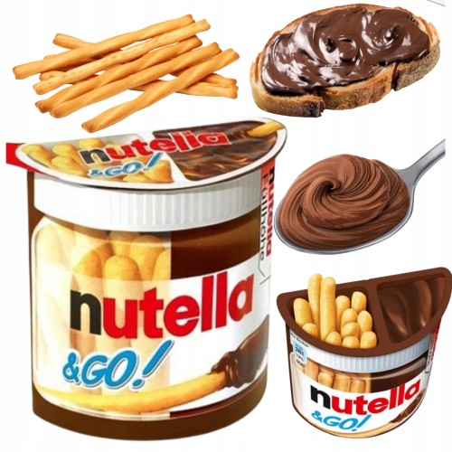 Przejdź do produktu Nutella & Go Ferrero Krem Czekoladowy Orzechowo-Kakaowy z Paluszkami 52 g