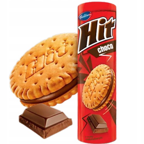 Przejdź do produktu Ciastka HIT Markizy Czekoladowe Kruche Herbatniki z Kremem BAHLSEN 220g