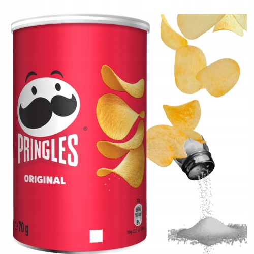 Przejdź do produktu Pringles Original Chipsy Ziemniaczane Naturalny Smak Przekąska Klasyk 70g