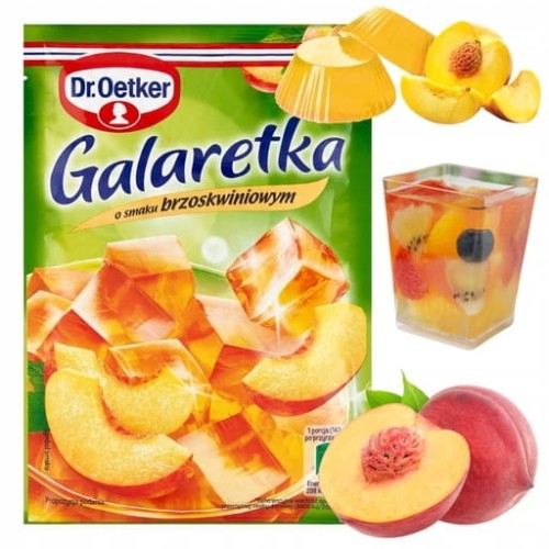 Przejdź do produktu Dr. Oetker Galaretka O Smaku Brzoskwiniowym Orzeźwia Owocowa Rozkosz 72g